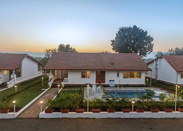 Saffronstays Mariposa By The River Montana - 3Br Riverside In Karjat With Pool And Garden, Perfect For Small FamiliesVilla
